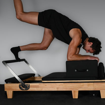 GymSets Studio Oak Reformer Pilates Machine