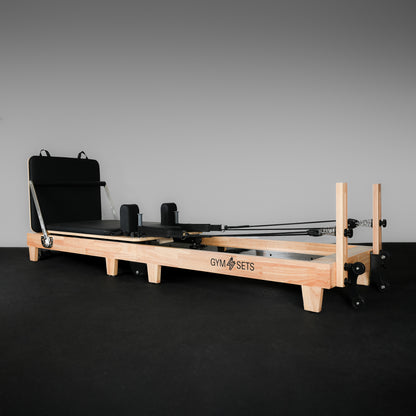 GymSets Studio Oak Reformer Pilates Machine